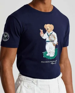 Ralph Lauren Polo Ralph Lauren*Polo Men's Custom Slim Fit Bear T-Shirt - Navy