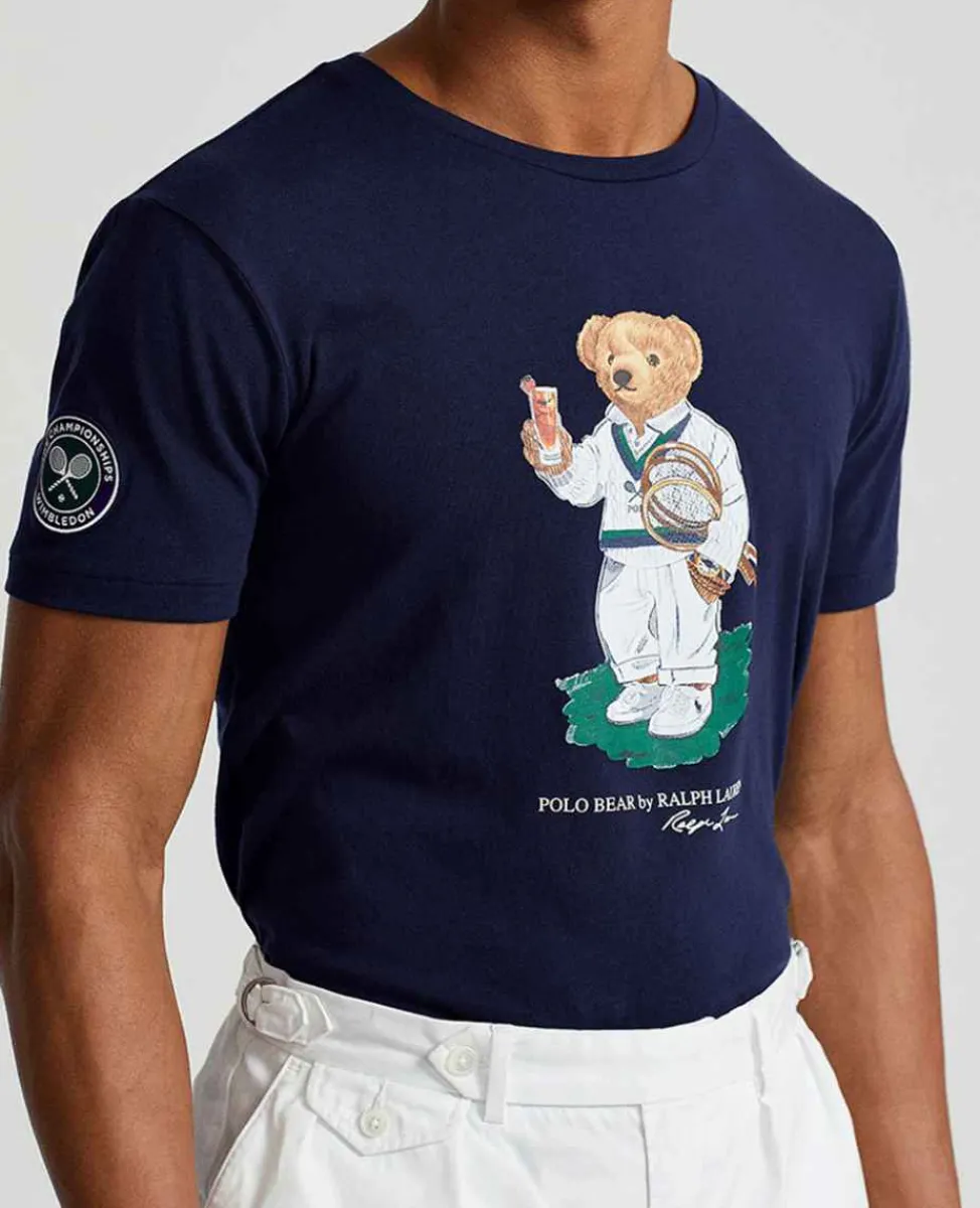 Ralph Lauren Polo Ralph Lauren*Polo Men's Custom Slim Fit Bear T-Shirt - Navy
