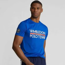 Ralph Lauren Polo Ralph Lauren*Polo Men's Custom Slim Fit T-Shirt - Blue