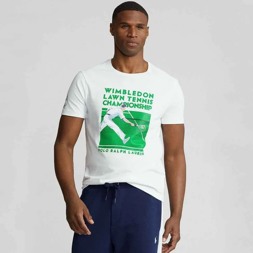 Ralph Lauren Polo Ralph Lauren*Polo Men's Custom Slim Fit T-Shirt - Tennis Player