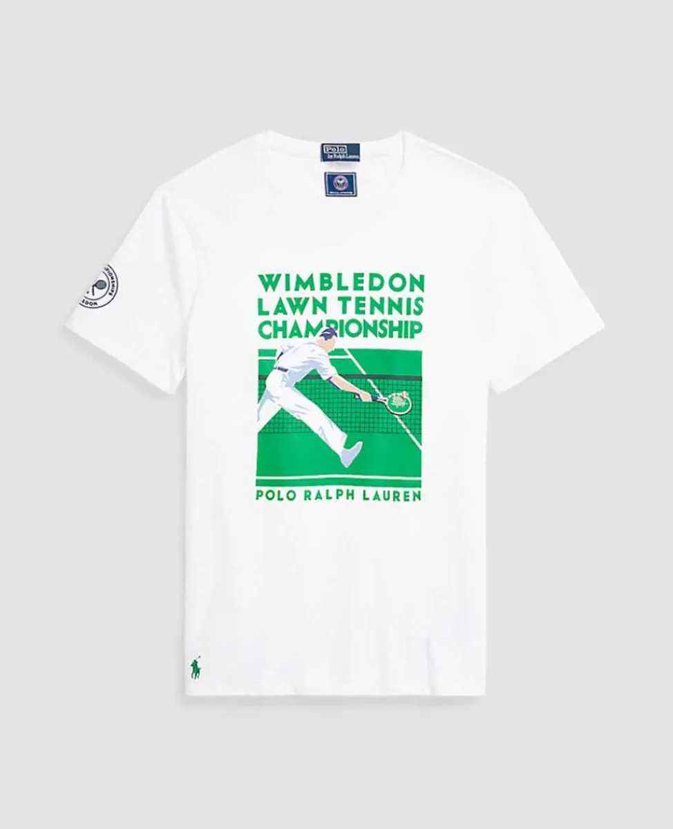 Ralph Lauren Polo Ralph Lauren*Polo Men's Custom Slim Fit T-Shirt - Tennis Player