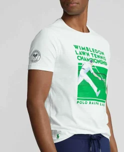 Ralph Lauren Polo Ralph Lauren*Polo Men's Custom Slim Fit T-Shirt - Tennis Player