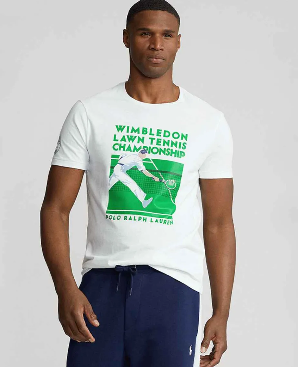 Ralph Lauren Polo Ralph Lauren*Polo Men's Custom Slim Fit T-Shirt - Tennis Player
