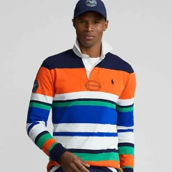 Ralph Lauren Polo Ralph Lauren*Polo Men's Custom Slim Fit Rugby Shirt - Multi