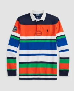 Ralph Lauren Polo Ralph Lauren*Polo Men's Custom Slim Fit Rugby Shirt - Multi
