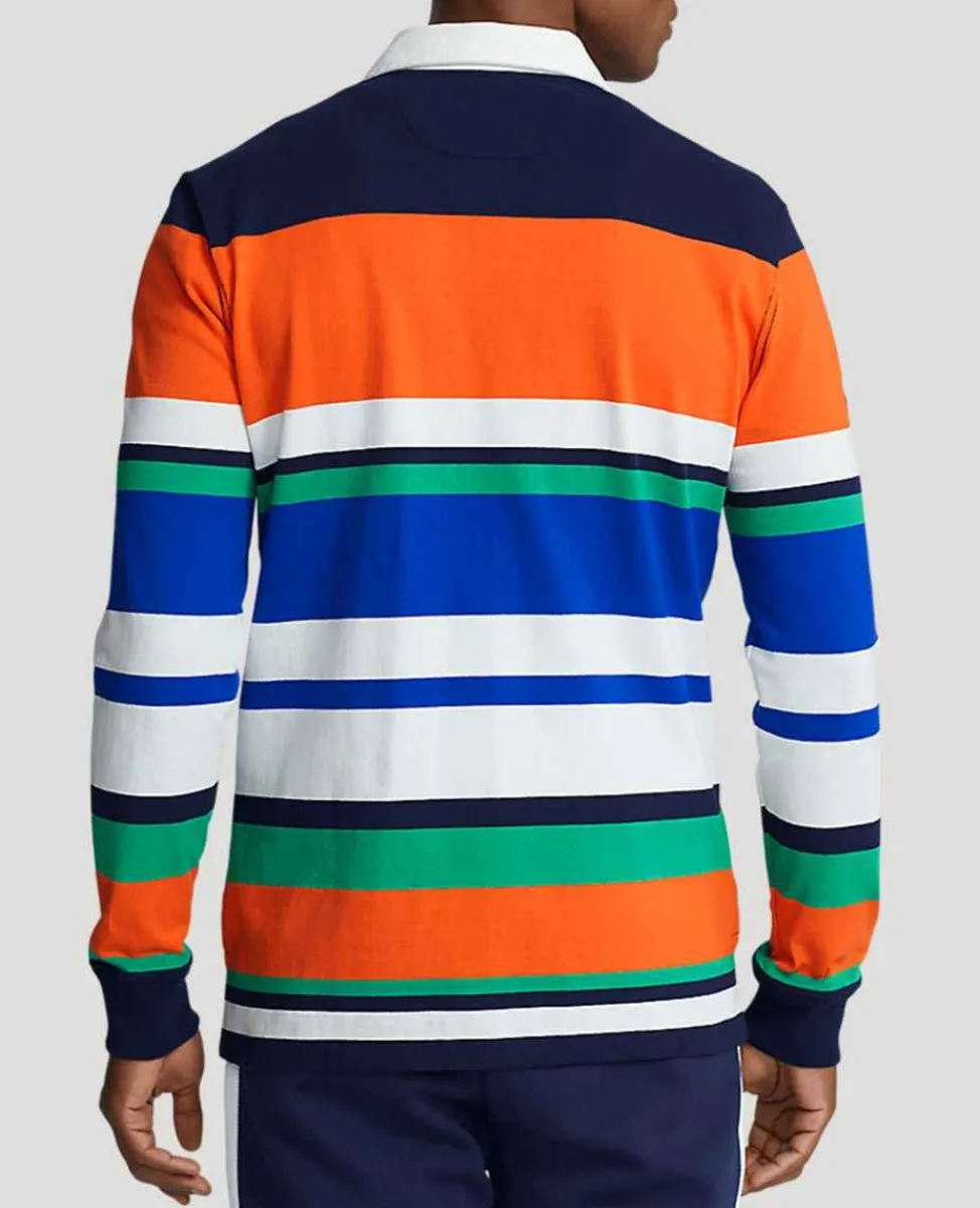 Ralph Lauren Polo Ralph Lauren*Polo Men's Custom Slim Fit Rugby Shirt - Multi