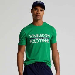 Ralph Lauren Polo Ralph Lauren*Polo Men's Custom Slim Fit T-Shirt - Green