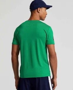 Ralph Lauren Polo Ralph Lauren*Polo Men's Custom Slim Fit T-Shirt - Green