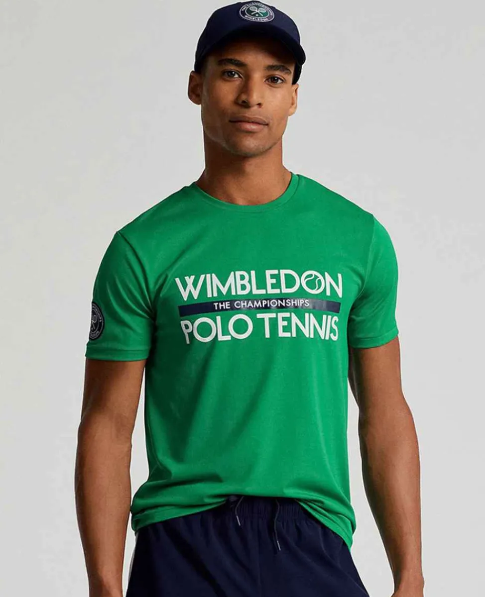 Ralph Lauren Polo Ralph Lauren*Polo Men's Custom Slim Fit T-Shirt - Green