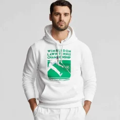 Ralph Lauren Polo Ralph Lauren*Polo Men's Fleece Graphic Hoodie - White