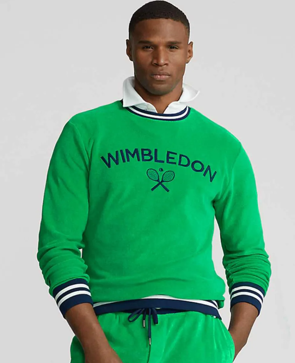 Ralph Lauren Polo Ralph Lauren*Polo Men's Terry Graphic Sweatshirt - Green