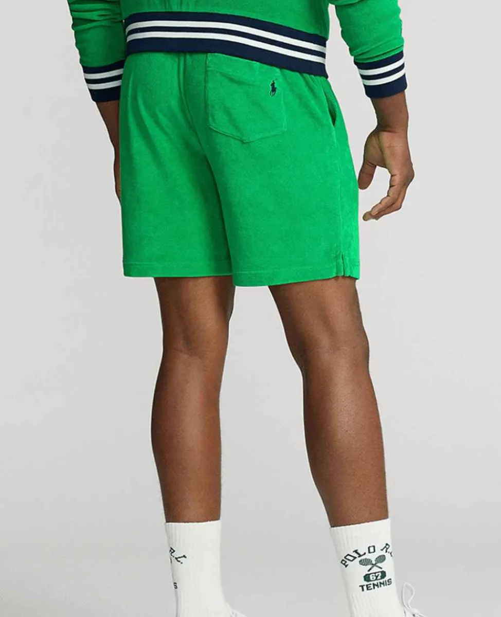 Ralph Lauren Polo Ralph Lauren*Polo Men's Terry Graphic Shorts - Green