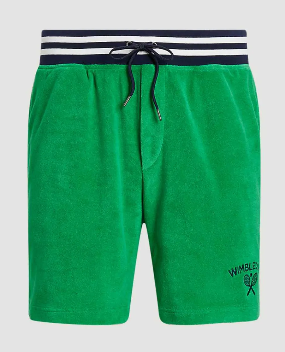 Ralph Lauren Polo Ralph Lauren*Polo Men's Terry Graphic Shorts - Green