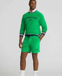 Ralph Lauren Polo Ralph Lauren*Polo Men's Terry Graphic Shorts - Green