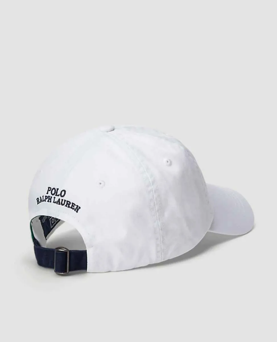 Ralph Lauren Headwear*Polo Wimbledon Cap - White & Green