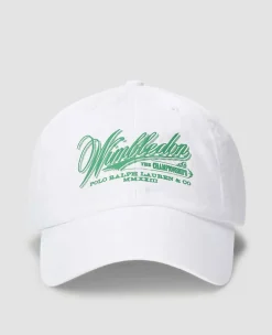 Ralph Lauren Headwear*Polo Wimbledon Cap - White & Green