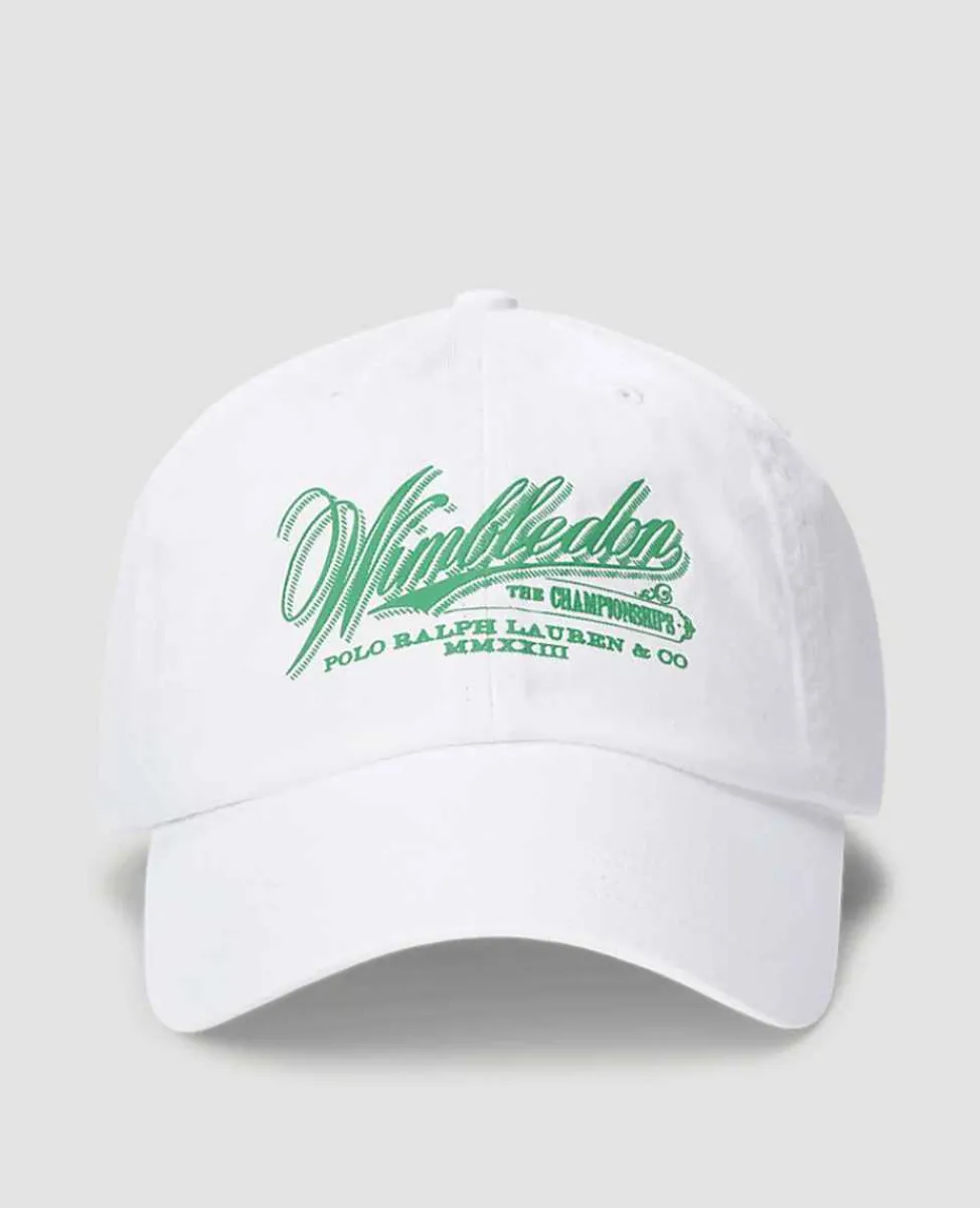 Ralph Lauren Headwear*Polo Wimbledon Cap - White & Green
