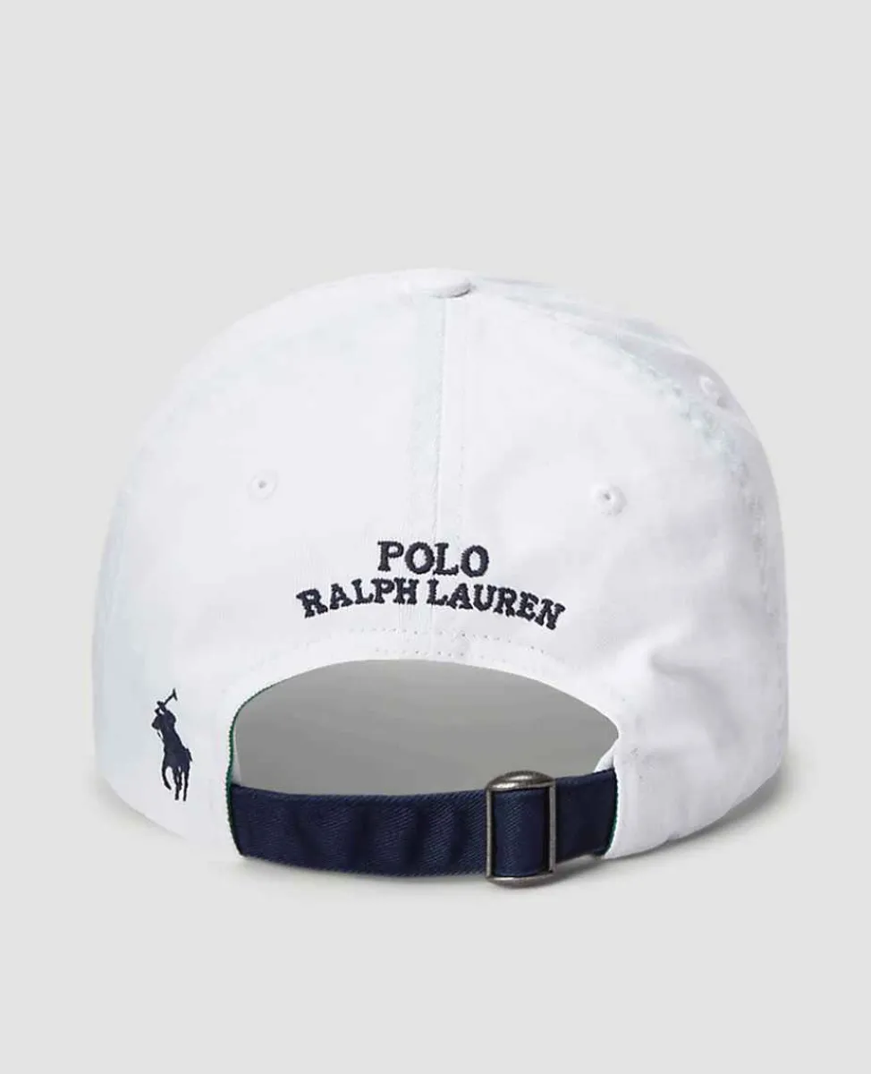 Ralph Lauren Headwear*Polo Wimbledon Cap - White & Green