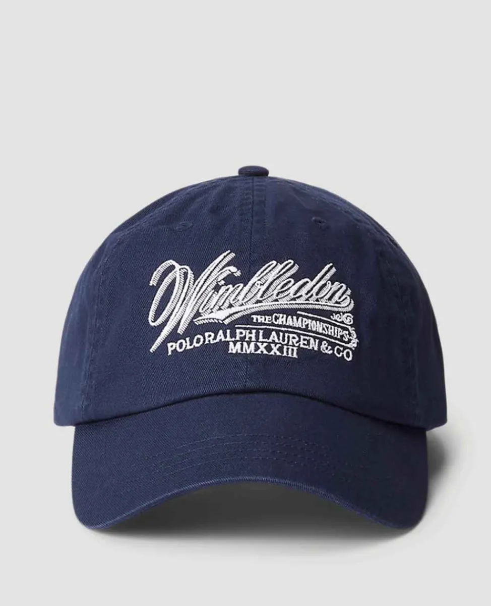 Ralph Lauren Headwear*Polo Wimbledon Cap - Navy & White