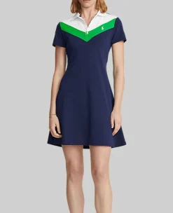 Ralph Lauren Polo Ralph Lauren*Polo Women's Chevron Pique Polo Dress - Multi