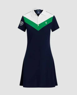 Ralph Lauren Polo Ralph Lauren*Polo Women's Chevron Pique Polo Dress - Multi