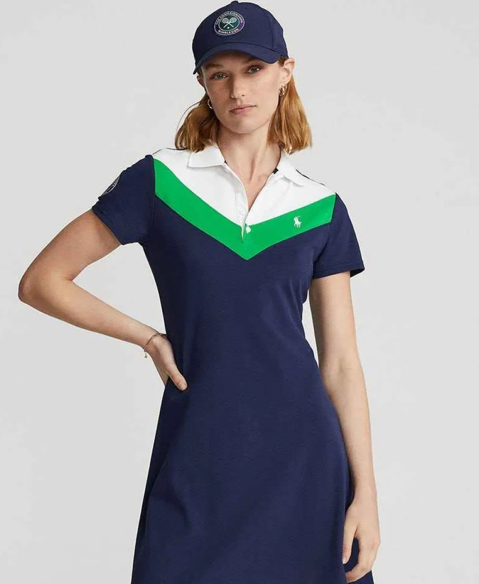 Ralph Lauren Polo Ralph Lauren*Polo Women's Chevron Pique Polo Dress - Multi