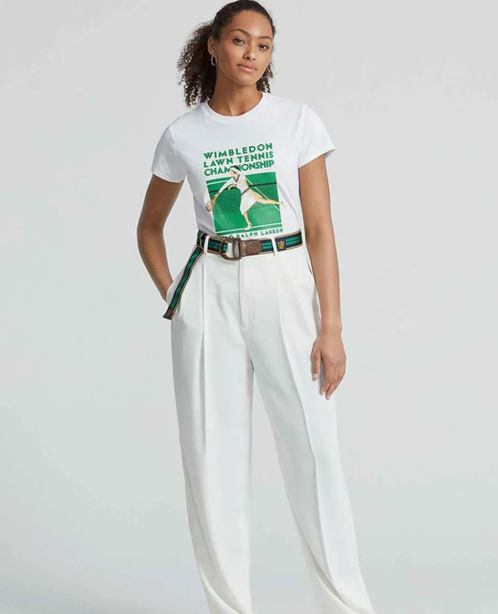 Ralph Lauren Polo Ralph Lauren*Polo Women's Graphic Jersey Tee - Tennis Player