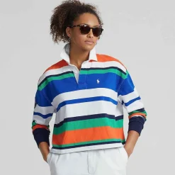 Ralph Lauren Polo Ralph Lauren*Polo Women's Long Sleeve Rugby Shirt - Multi