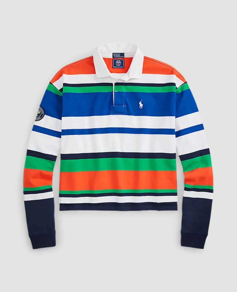 Ralph Lauren Polo Ralph Lauren*Polo Women's Long Sleeve Rugby Shirt - Multi