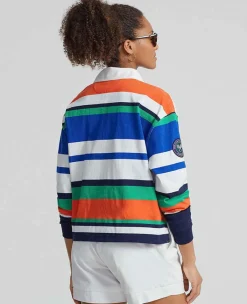 Ralph Lauren Polo Ralph Lauren*Polo Women's Long Sleeve Rugby Shirt - Multi
