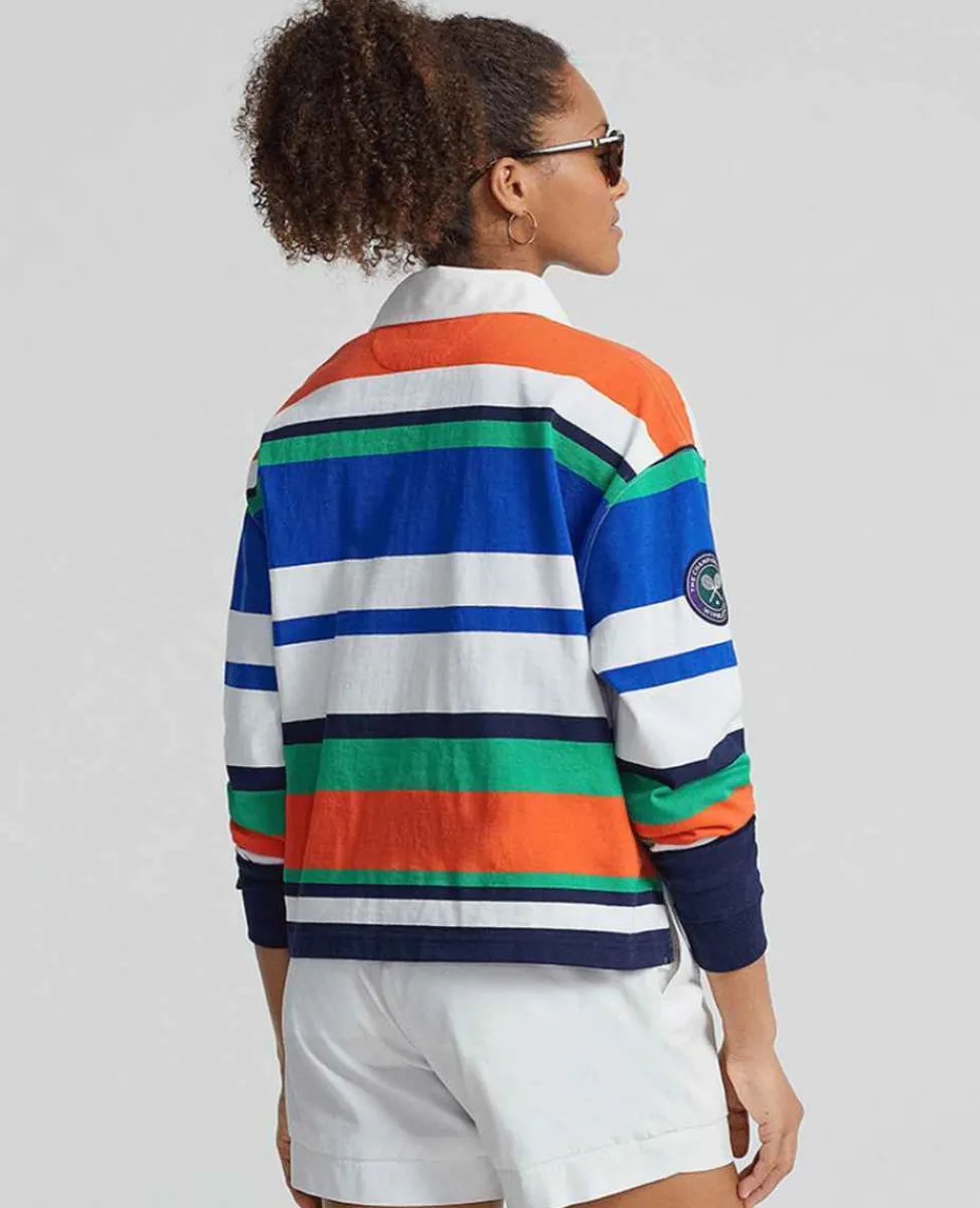 Ralph Lauren Polo Ralph Lauren*Polo Women's Long Sleeve Rugby Shirt - Multi