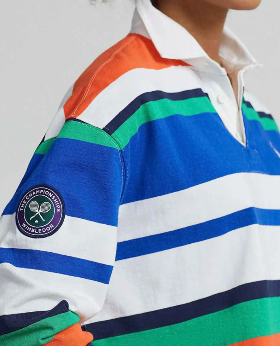Ralph Lauren Polo Ralph Lauren*Polo Women's Long Sleeve Rugby Shirt - Multi