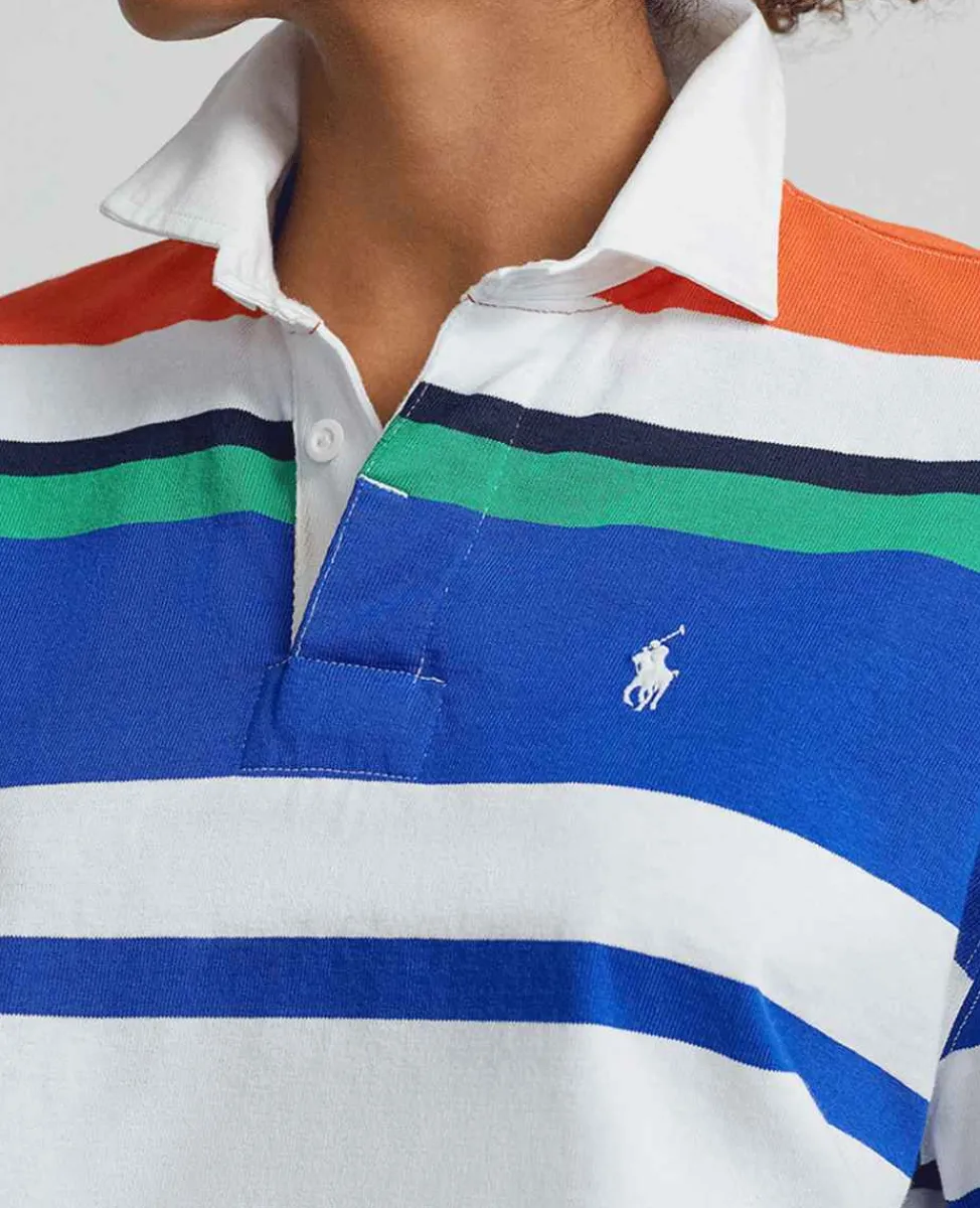 Ralph Lauren Polo Ralph Lauren*Polo Women's Long Sleeve Rugby Shirt - Multi