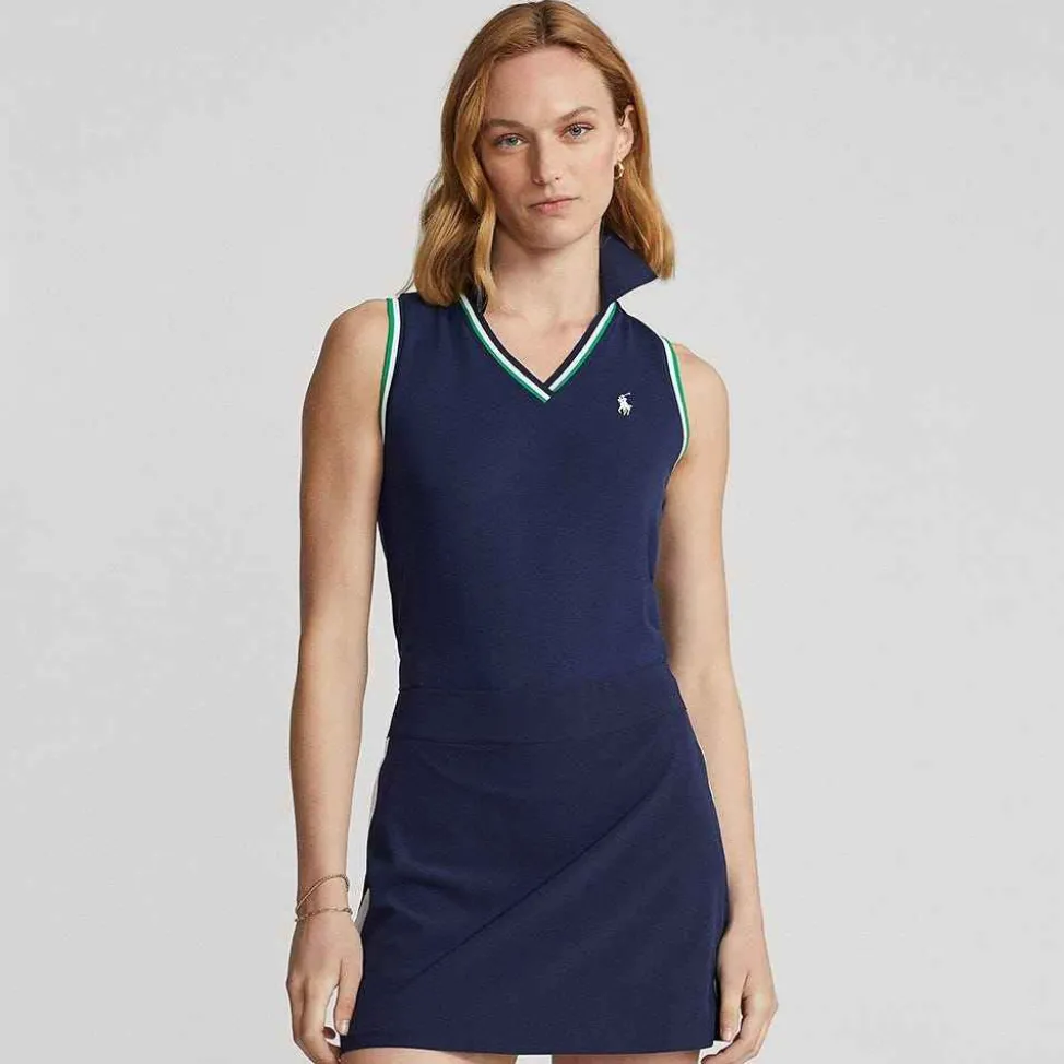 Ralph Lauren Polo Ralph Lauren*Polo Women's Cricket Pique Polo Shirt - Navy