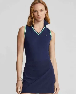 Ralph Lauren Polo Ralph Lauren*Polo Women's Cricket Pique Polo Shirt - Navy