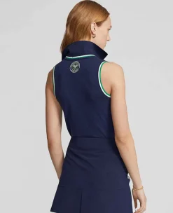 Ralph Lauren Polo Ralph Lauren*Polo Women's Cricket Pique Polo Shirt - Navy