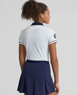 Ralph Lauren Polo Ralph Lauren*Polo Women's Short Sleeve Polo Shirt - White