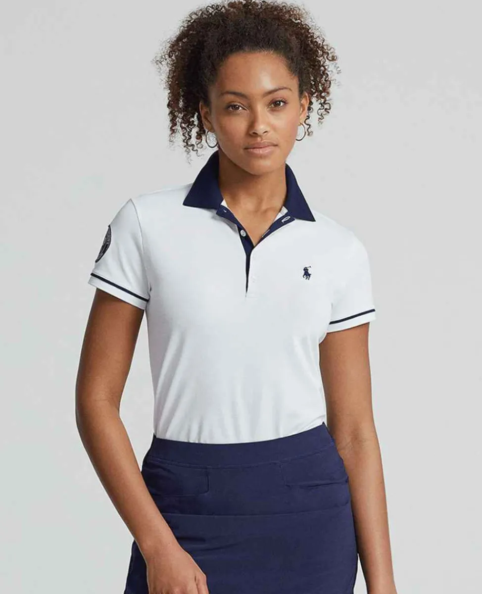Ralph Lauren Polo Ralph Lauren*Polo Women's Short Sleeve Polo Shirt - White