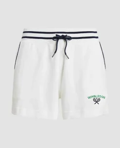 Ralph Lauren Polo Ralph Lauren*Polo Women's Embroidered Terry Short - White