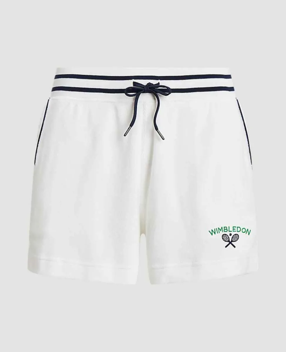 Ralph Lauren Polo Ralph Lauren*Polo Women's Embroidered Terry Short - White