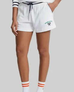Ralph Lauren Polo Ralph Lauren*Polo Women's Embroidered Terry Short - White