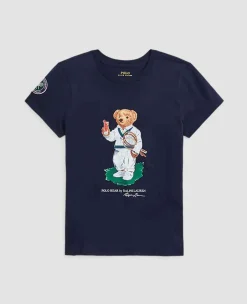 Ralph Lauren Polo Ralph Lauren*Polo Women's Bear Jersey Tee - Navy
