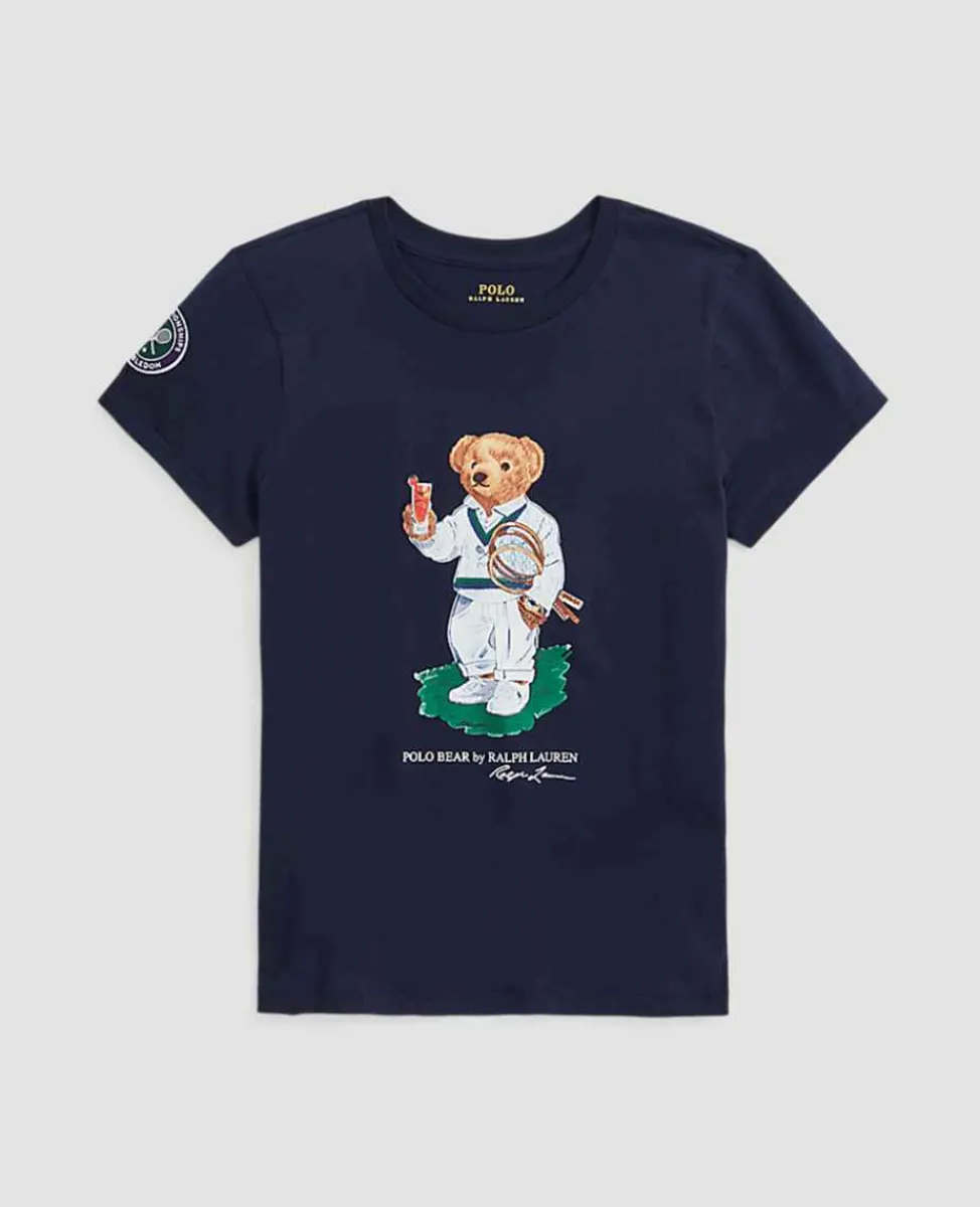 Ralph Lauren Polo Ralph Lauren*Polo Women's Bear Jersey Tee - Navy