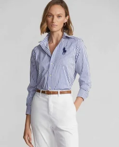Ralph Lauren Polo Ralph Lauren*Polo Womens Classic Fit Umpire Shirt - Blue