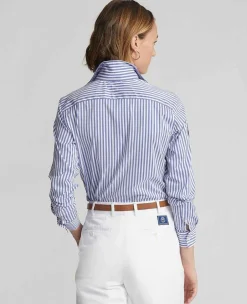 Ralph Lauren Polo Ralph Lauren*Polo Womens Classic Fit Umpire Shirt - Blue