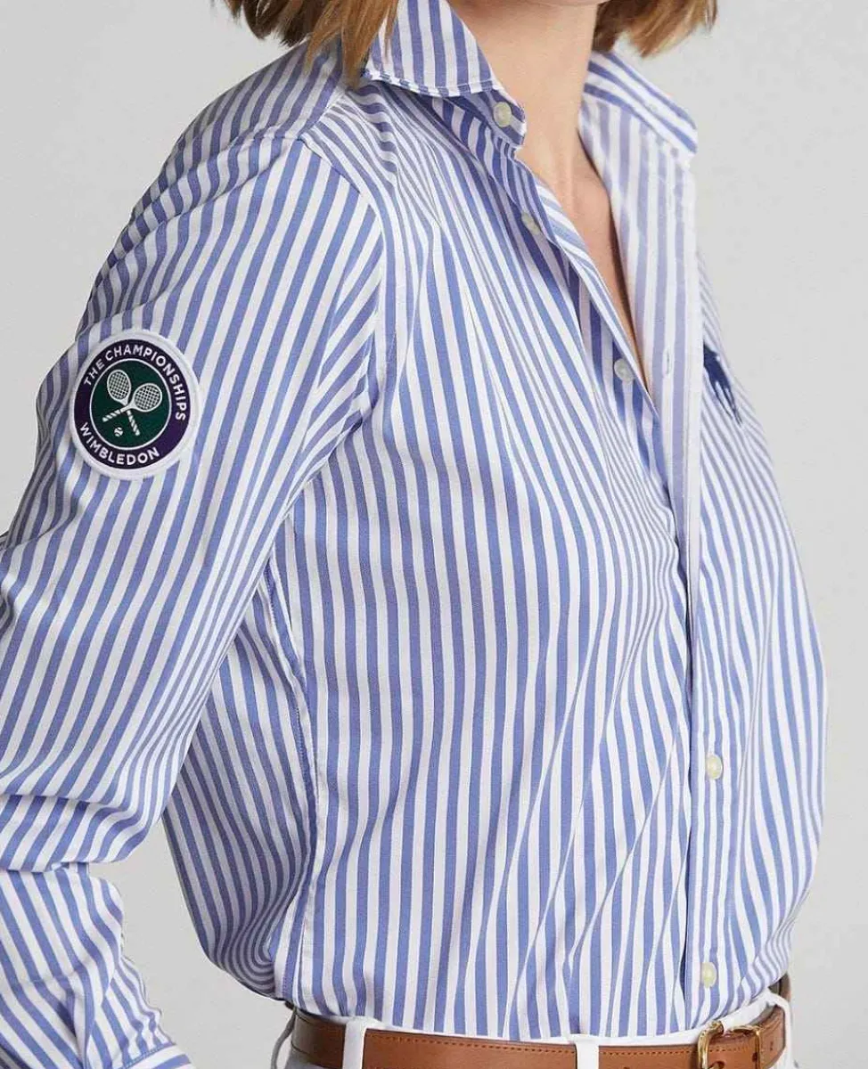 Ralph Lauren Polo Ralph Lauren*Polo Womens Classic Fit Umpire Shirt - Blue