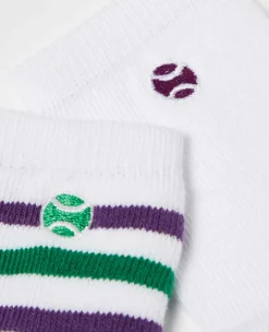 Wimbledon Socks*Socks Baby Two Pack - Multi