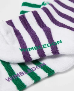 Wimbledon Socks*Socks Baby Two Pack Stripe