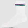 Wimbledon Socks*Socks Crew Cuff Stripe