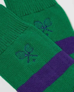Wimbledon Socks*Socks Rugby - Green & Purple